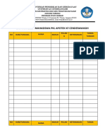 DAFTAR ABSEN MAHASISWA PKL APOTEK KF CENDERAWASIH