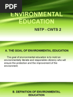 Environmental Education (NSTP)