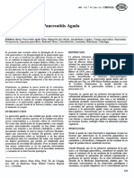 Fisiopatología de La Pancreatitis Aguda: Revision de Temas Cirugia