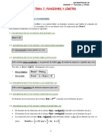 Dominios y gráficas de funciones elementales