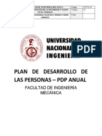 Plan de Desarrollo de Las Personas