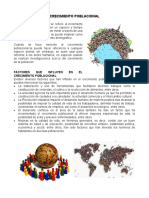Crecimiento Poblacional Mundial y en Guatemala
