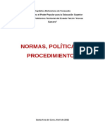 Normas, Políticas y Procedimientos
