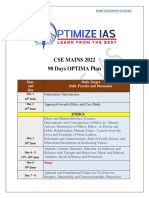 90 Days Cse Mains 2022 Optima Plan