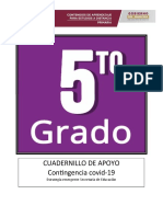 5to Grado Cuadernillo Espanol