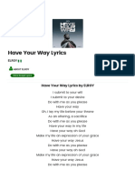 Elroy - Have Your Way Lyrics AfrikaLyrics - 1626441395546