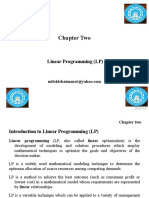 Chapter-2 Linear Programing MLT Lecture Note