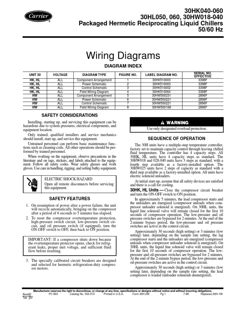 Carrier Chiller Wiring Diagram - Wiring Diagram Schema