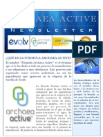 Archaeaactive Newsletter Agosto 25-2010