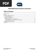 GARD 8000 System Emulator Instructions