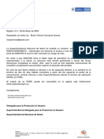 Delegada para La Protección Al Usuario Superintendencia Delegada para La Protección Al Usuario Superintendencia Nacional de Salud