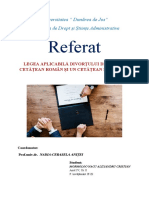 Referat Drept Internațional Privat