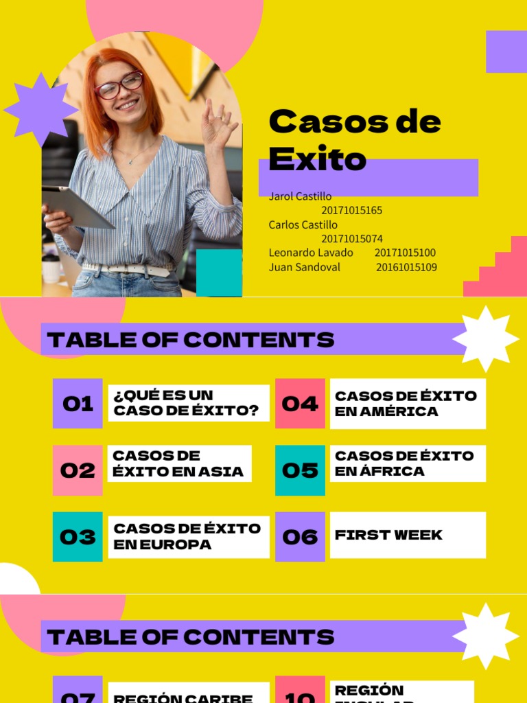 Casos De Exito Pdf Colombia Economias