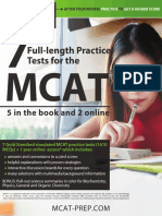 7 Full Length MCAT Practice Test 2