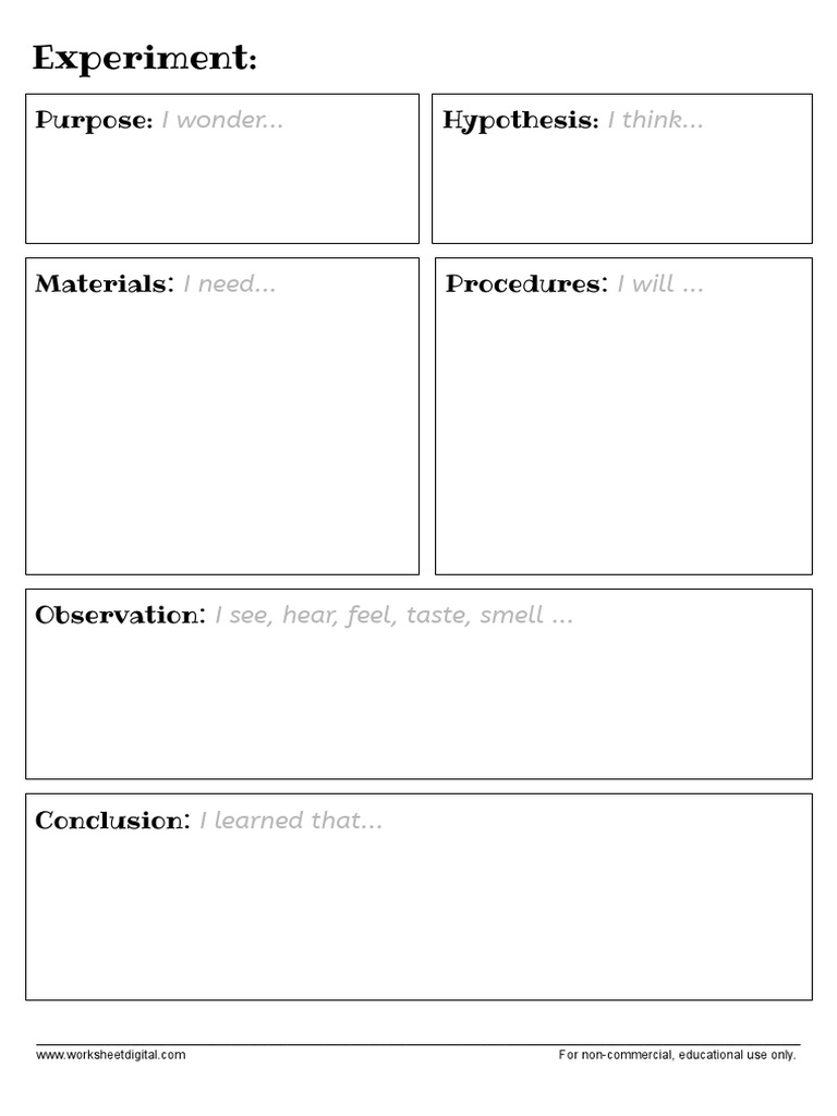 Experiment Record Sheet Q4ywo9 | PDF | Career & Growth