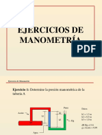 Ejercicio de Manometría