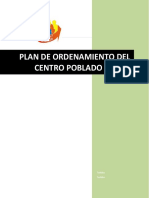 Plan de Ordenamiento Del Centro Poblado El Raizal