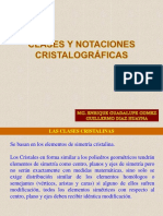 Clases y Notaciones Cristalográficas