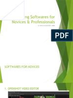 Editing Softwares For Novices & Professionals