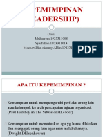 Materi Kepemimpinan Leadership s1 2011 Dikonversi