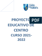ES PAÑA Proyecto Educativo 2020 2021