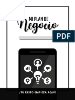 Plan de Negocio - Blanco y Negro - Editable