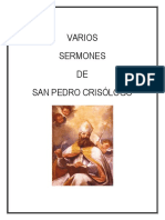 Varios Sermones de San Pedro Crisólogo