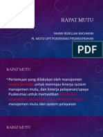 Rapat Mutu 2022