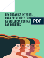 Ley Organica Integral para Prevenir Y Erradicar La Violencia Contra Las Mujeres