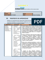 ACTIVIDAD DE APRENDIZAJE - Segundo - Indaga