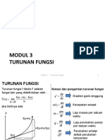 Modul 3 Turunan Fungsi