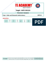 DPP-03 Answer (Structure Analysis)