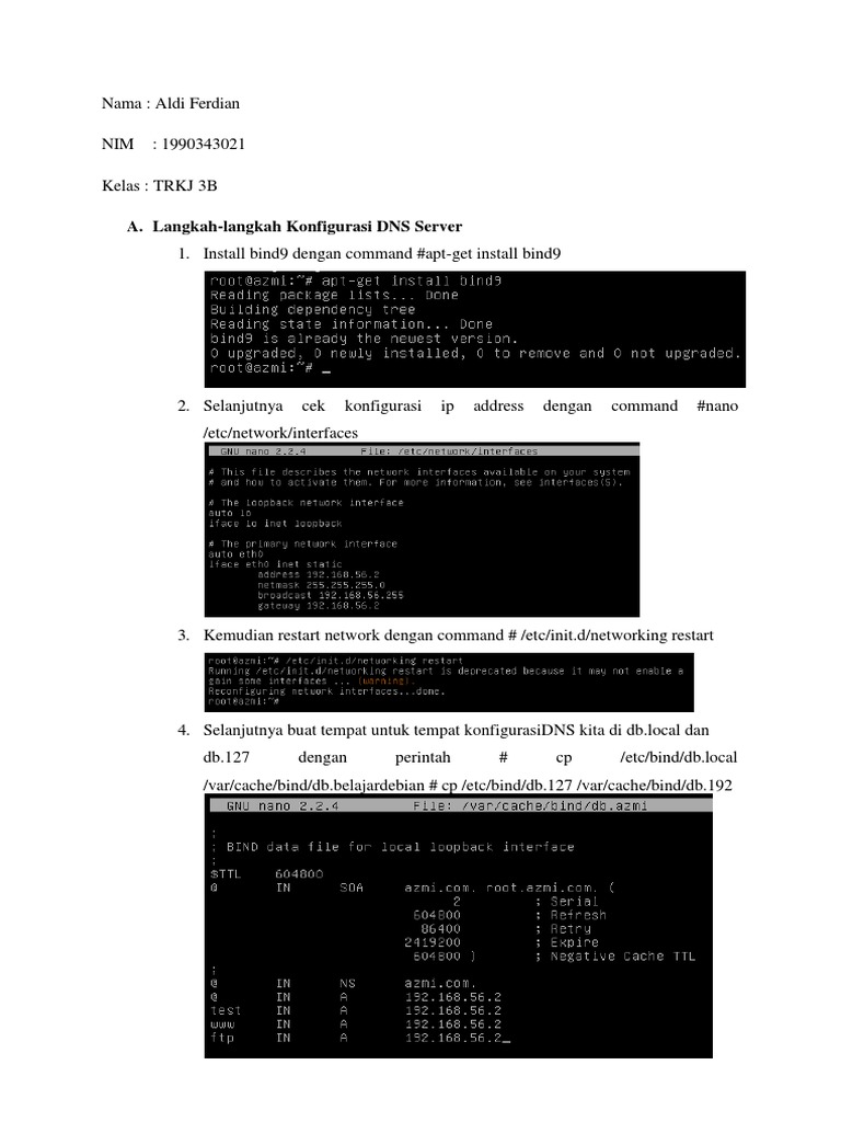 Laporan 1 Network Administrator Khairulazmi (1990343027) PDF
