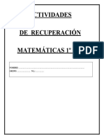 Actividades de Recuperación 2 Trimestre Primero