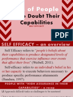 Acts of People Who Doubt Their Capabilities