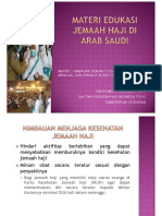 Materi Edukasi Jemaah Haji Di Arab Saudi