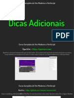 Dicas Adicionais