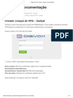 Criação de VPN - Zentyal - Digivox - Documentação