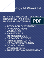 Biology IA Checklist (August 2019)