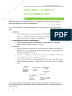 Private International Law Notes