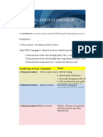 Financial Assets at Fair Value CH 15