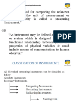 The Device Used For Comparing The Unknown: Measuring Instruments