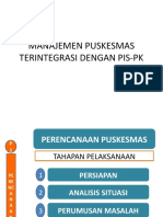 MANAJEMEN PUSKESMAS TERINTEGRASI DENGAN PIS-PK