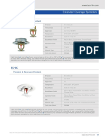 Extended Coverage Sprinklers: Pendent & Recessed Pendent