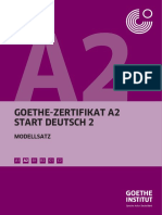Deutsch Uebung Test a2 3 Goethe Zertifikat Pruefung