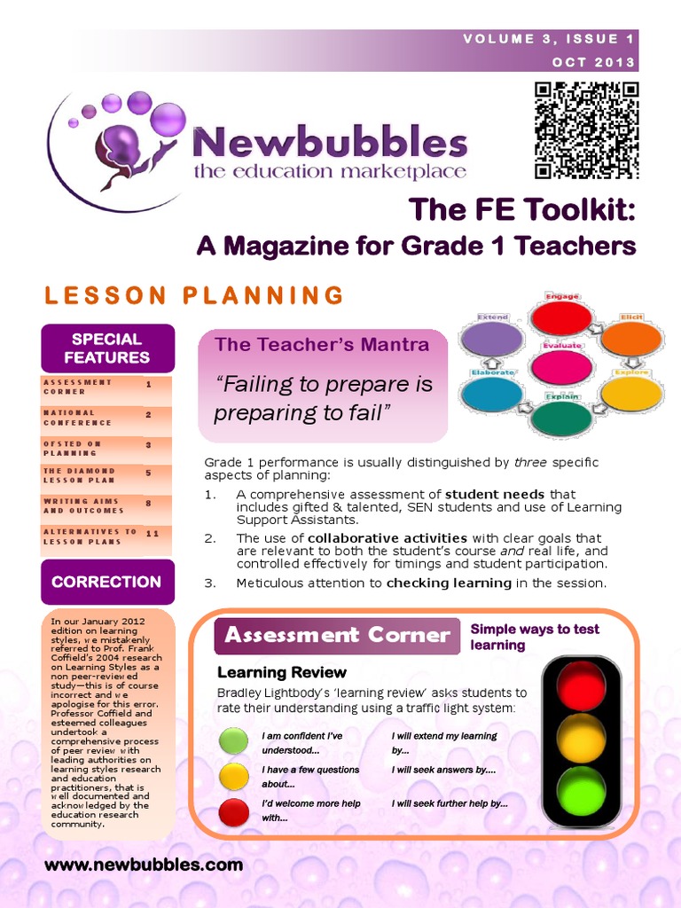 Grade 1 Lesson Planning Insights | PDF | Lesson Plan | Educational ...