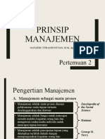 Prinsip Manajemen