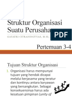 Struktur Organisasi Suatu Perusahaan