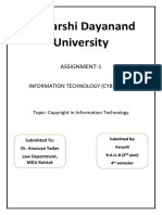 Assignment 1 Aarushi 209 4th Semester Cyber Law