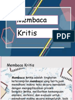 PPT. 8. Membaca Kritis